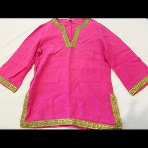 Lily Pulitzer Linen Tunic Coverup